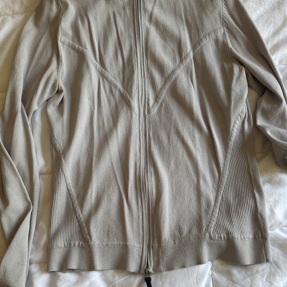 Express Women's Beige Open-Front Jacket - Picture 6 of 8